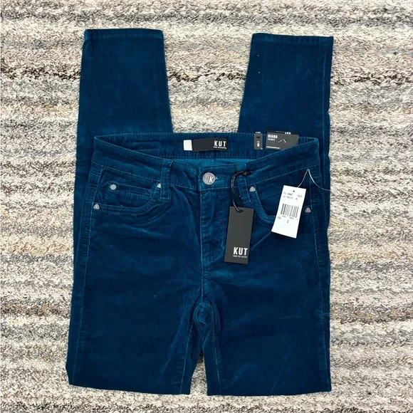 KUT From The Kloth Corduroy Diana Skinny Jeans Sz 0 NWTKUT Skinny Jeans NEW-